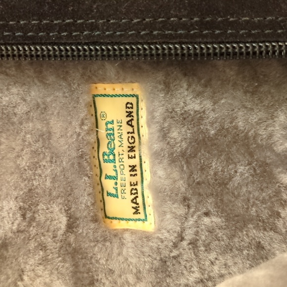 L.L. Bean shearling and suede boots. Made in England. - Picture 4 of 8
